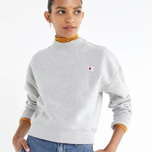 Champion Reverse Weave Mock-Neck Sweatshirt